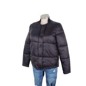 Silence & Noise Women's Black Long Sleeve Outdoor Winter Puffer Jacket Size S